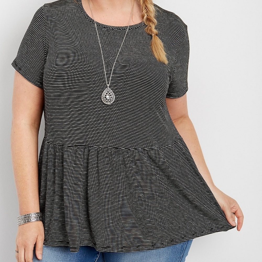 Maurices Plus-size Baby Doll Shirt